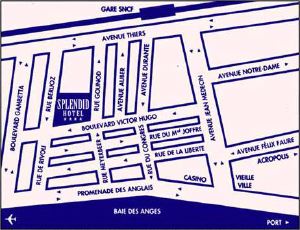 nice hotel splendid map